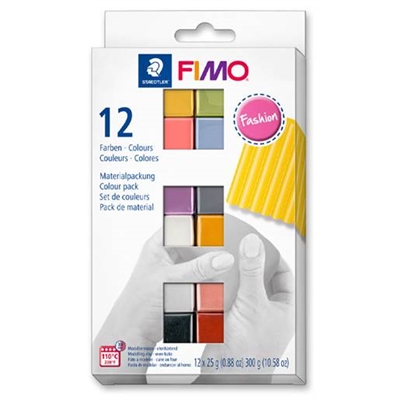 FIMO soft set, Fashion colors - leveres til døren fra Aktivslivern.dk