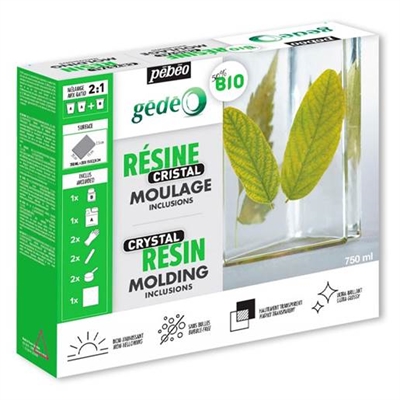 Pebeo Biorganic Crystal resin, 750 ml - leveres til døren fra Aktivslivern.dk