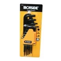 Sekskantn�gles�t 9 dele, tx8-50, sammenklappelig holder, Ironsid