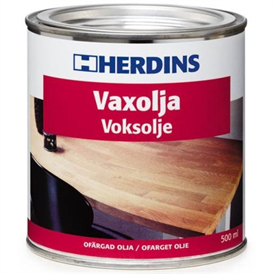 Herdins Voksolie, 500 ml - leveres til døren fra Aktivslivern.dk