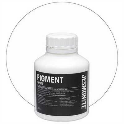 Jesmonite pigment 200 g, Hvid - leveres til døren af AktivSlivern.dk