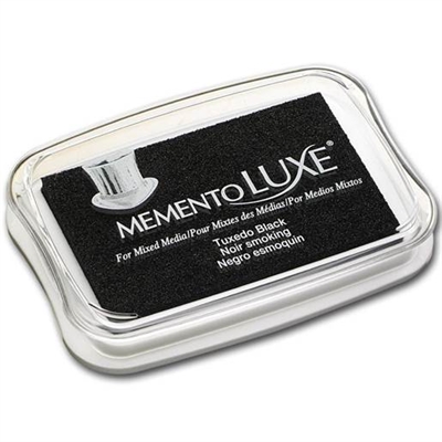 Stempelpude Memento Luxe, Tuxedo black - leveres til døren fra AktivSlivern.dk