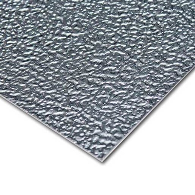 Mønstret aluminumsplade, 500x250x0,8 mm - leveres til døren fra Aktivslivern.dk