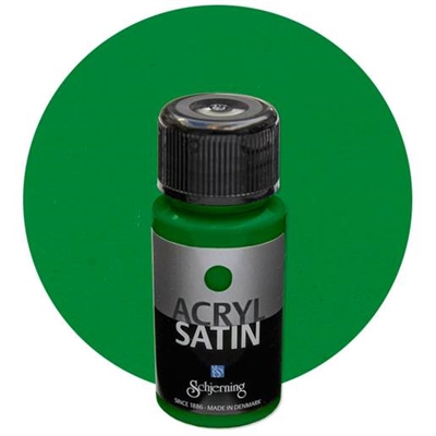 Akryl Satin hobbymaling 50 ml, Grøn - leveres til døren fra Aktivslivern.dk