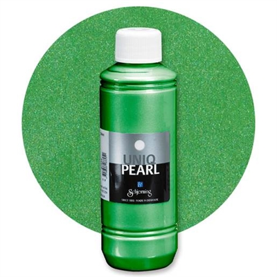 Uniq Pearl tekstilfarve 250 ml, Grøn - leveres til døren fra Aktivslivern.dk