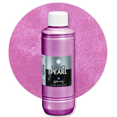 Uniq Pearl tekstilfarve 250 ml, Cerise - leveres til døren fra Aktivslivern.dk