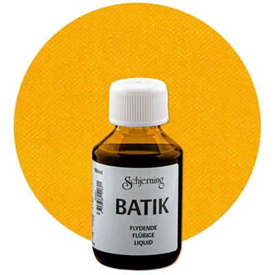 Batikfarve 100 ml, Gul - leveres til døren fra Aktivslivern.dk