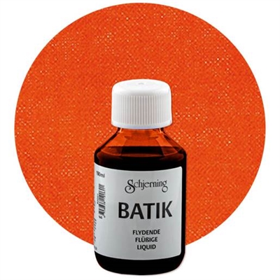 Batikfarve 100 ml, Orange - leveres til døren fra Aktivslivern.dk