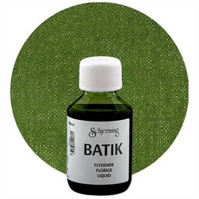 Batikfarve 100 ml, Grøn - leveres til døren fra Aktivslivern.dk