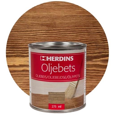 Herdins Oliebejdse, Mørk eg - leveres til døren fra Aktivslivern.dk