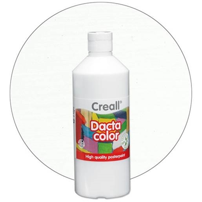 Creall Dacta/Plakatmaling, Hvid - leveres til døren fra Aktivslivern.dk