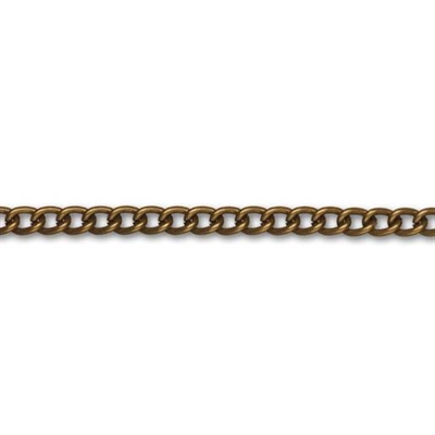 Kæde 6 mm, Antik messing - leveres til døren fra Aktivslivern.dk