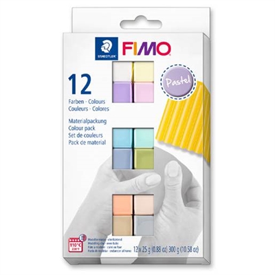 FIMO soft set, Pastel colors - leveres til døren fra Aktivslivern.dk
