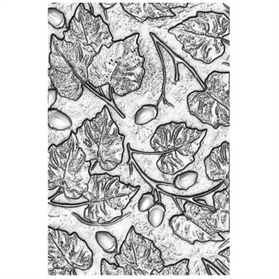 Tim Holtz 3D Embossing folder, Acorn - leveres til døren fra Aktivslivern.dk