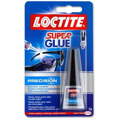Loctite Super Glue Precision, 5 g - leveres til døren fra Aktivslivern.dk