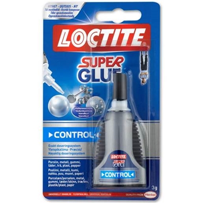 Loctite Super Glue control, 3 g - leveres til døren fra Aktivslivern.dk
