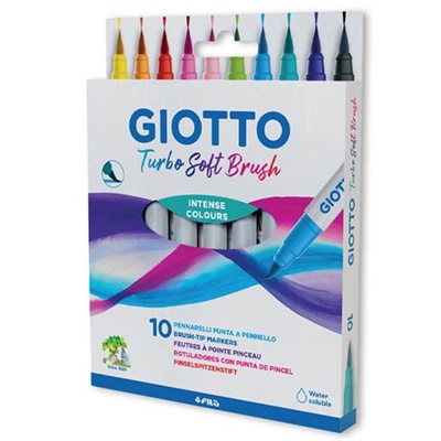 Giotto Turbo Soft brush, Intense Colours - leveres til døren fra Aktivslivern.dk