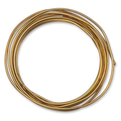 Messingtråd blødglødet - 2,0 mm. leveres til døren fra Aktivslivern.dk