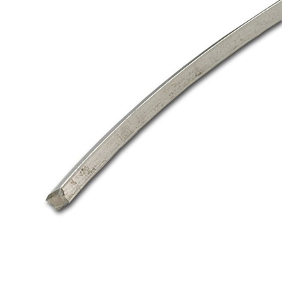 Firkanttråd sølv 925/000 - 2,5 mm leveres til døren fra Aktivslivern.dk
