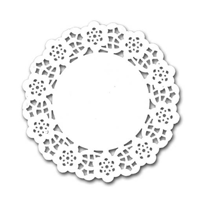 Doilies/Kageservietter Ø100 mm, 100 stk - leveres til døren fra Aktivslivern.dk