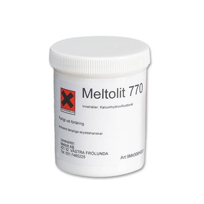 Flusmiddel Meltolit 770, 100 g - leveres til døren fra Aktivslivern.dk