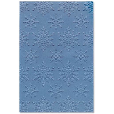 Sizzix Embossing folder, Snowflake - leveres til døren fra Aktivslivern.dk