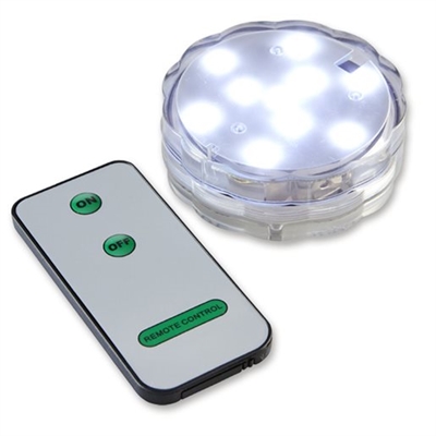 LED Vandlys, Ø7 cm - leveres til døren fra Aktivslivern.dk
