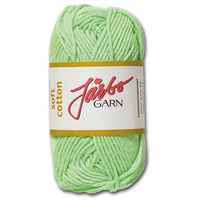 Järbo Soft cotton garn, Pistacegrøn - leveres til døren fra Aktivslivern.dk
