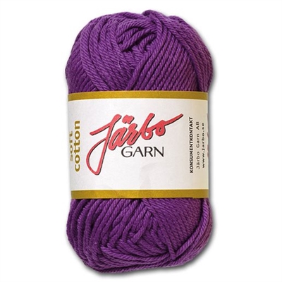 Järbo Soft cotton garn, Violet - leveres til døren fra Aktivslivern.dk