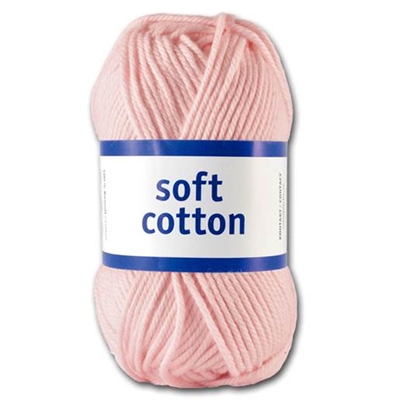Järbo Soft cotton garn, Pastelrosa - leveres til døren fra Aktivslivern.dk