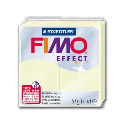 FIMO ler nightglow, 57 g - leveres til døren fra Aktivslivern.dk