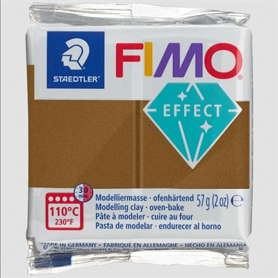 FIMO ler metallic, Bronze antik - leveres til døren fra Aktivslivern.dk