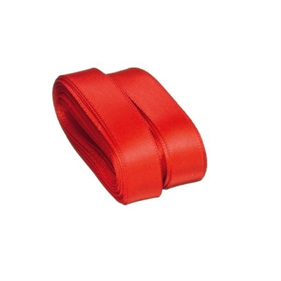 Rød Silkebånd, 13 mm x 8 m - leveres til døren fra Aktivslivern.dk