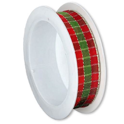 Dekorationsbånd 20 mm, Rød/grøn - leveres til døren fra Aktivslivern.dk