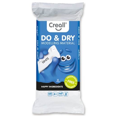 Lufttørrende ler Do & Dry, Hvid - leveres til døren fra Aktivslivern.dk