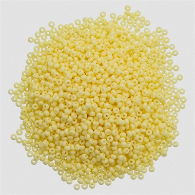 Rocaille 9/0, Gul pastel - leveres til døren fra Aktivslivern.dk