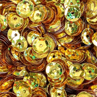 Pailletter 40 g, Guld - leveres til døren fra Aktivslivern.dk