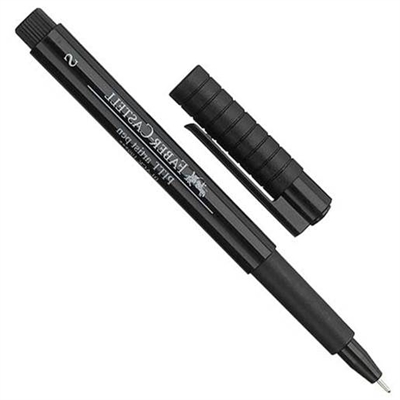 Faber-Castell Pitt Artist Pen Superfine, sort, Ø 0,3 mm - leveres til døren fra Aktivslivern.dk