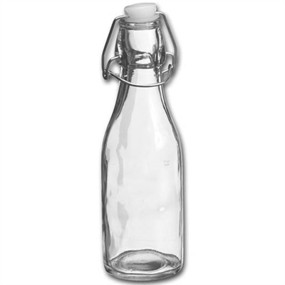 Klar Glasflaske, 250 ml - leveres til døren fra Aktivslivern.dk