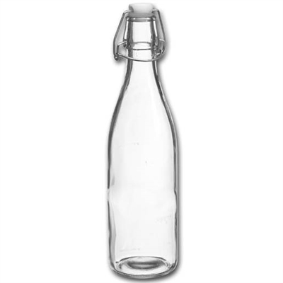 Klar Glasflaske, 500 ml - leveres til døren fra Aktivslivern.dk