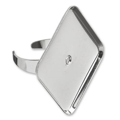 Ring kvadrat, 29x29 mm - leveres til døren fra Aktivslivern.dk