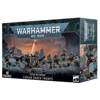 Warhammer Astra militarum: Cadian shock troops - leveres til døren fra Aktivslivern.dk