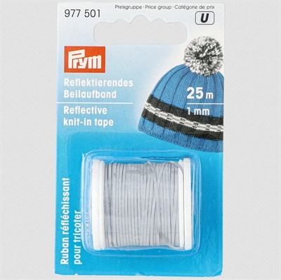Prym Reflekstråd, 1 mm x 25 m - leveres til døren fra Aktivslivern.dk