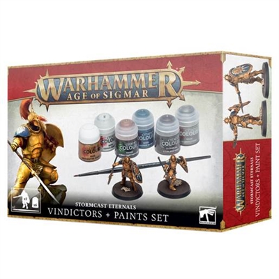 Warhammer Age of Sigmar: AOS Stormcast + Paint set - leveres til døren fra Aktivslivern.dk