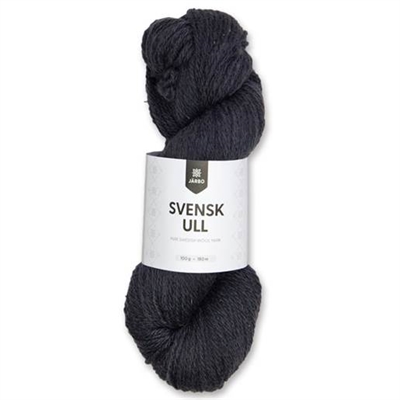 Järbo Svensk uld, Sweden black - leveres til døren fra Aktivslivern.dk