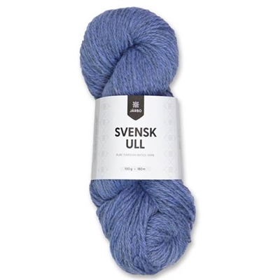 Järbo Svensk uld, Dala blue - leveres til døren fra Aktivslivern.dk