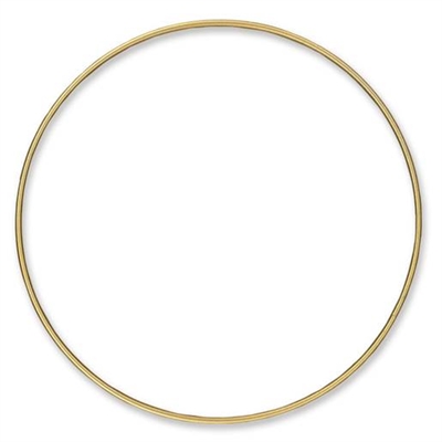Metalring, guldfarvet, 25 cm - leveres til døren fra Aktivslivern.dk