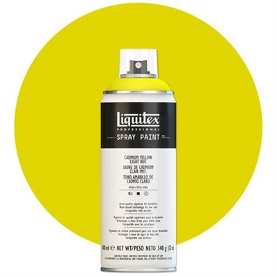 Spraymaling Liquitex, Cadmium yellow light hue - leveres til døren fra Aktivslivern.dk