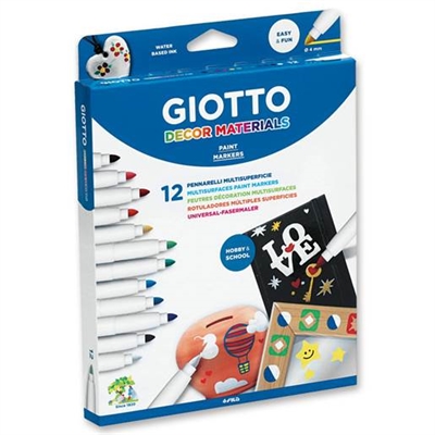 Giotto Decor Materials, 12 stk - leveres til døren fra Aktivslivern.dk