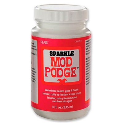 Mod Podge sparkle, 236 ml - Leveres til døren af AltivSliveren.dk